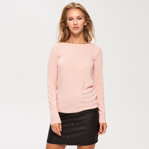 Sinsay - Miękki sweter - Różowy