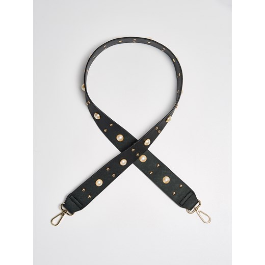 Sinsay - Ozdobny pasek do torebki - Czarny Sinsay One Size