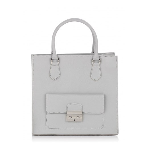 Torebka damska Laura Moretti szary  okazyjna cena membershop.pl 