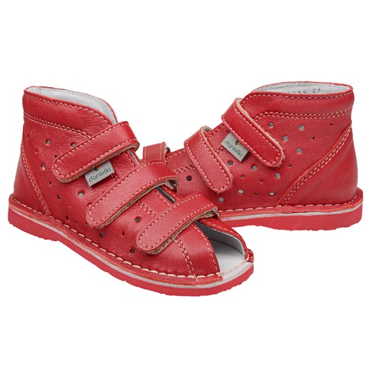 Kapcie profilaktyczne buty DANIELKI T105L T115L Czerwony Lico Danielki czerwony 23 okazyjna cena NeptunObuwie.pl 