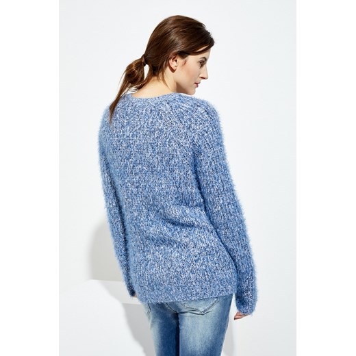 SWETER OVERSIZE niebieski  M Moodo.pl