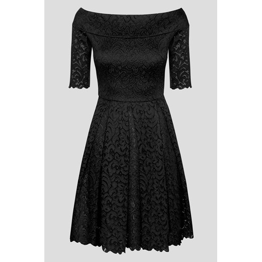 Koronkowa sukienka z dekoltem carmen ORSAY czarny 36 orsay.com