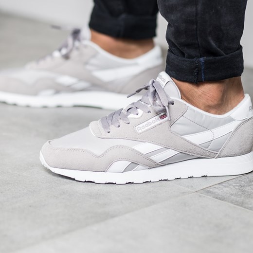 Buty męskie sneakersy Reebok Classic Nylon BD4903 - GRAFITOWY || SZARY