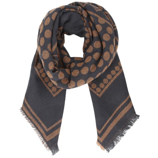 Chusta Pieces PCHOPE SQUARE SCARF 17081106 koniakowy uniwersalny