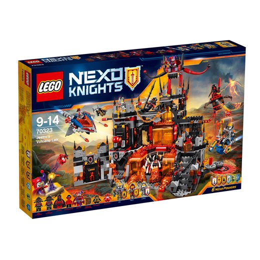 Klocki LEGO Nexo Knights Wulkaniczna kryjówka Jestro 70323 Lego   Oficjalny sklep Allegro
