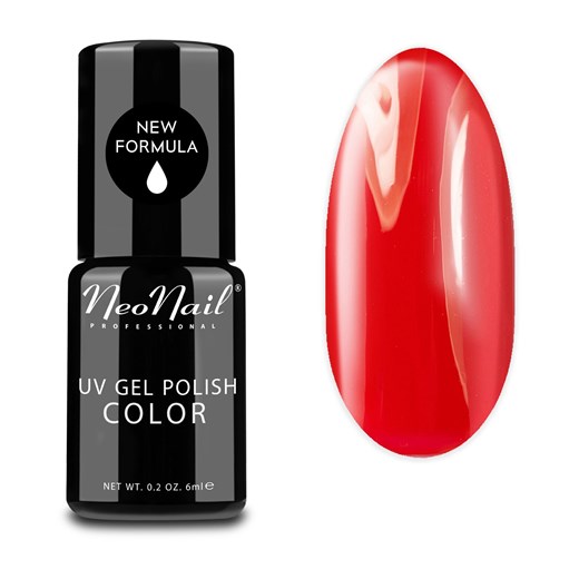 Lakier hybrydowy NeoNail Coral Red + pilnik Neonail   Oficjalny sklep Allegro