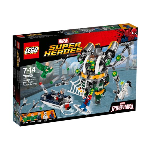 Klocki LEGO Super Heroes Spiderman: Pułapka z mackami Doc Ocka 76059 Lego   Oficjalny sklep Allegro