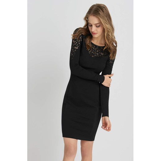 Ołówkowa sukienka z koronką czarny ORSAY XL orsay.com