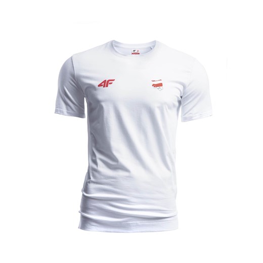 Koszulka męska Polska Pyeongchang 2018 TSM900R - biały 4F bialy  