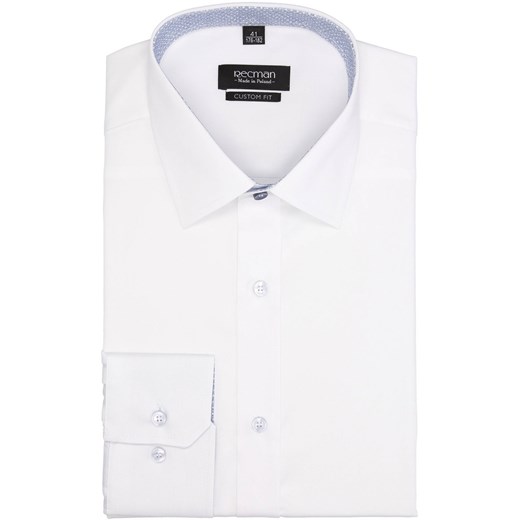 koszula bexley 2603 długi rękaw custom fit biały bialy Recman 43/176-182 