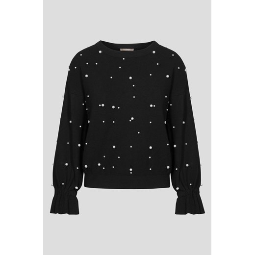 Sweter z perełkami czarny ORSAY XS orsay.com