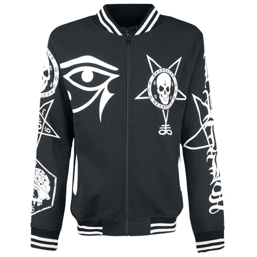 Heartless Triple Six College Jacket czarny