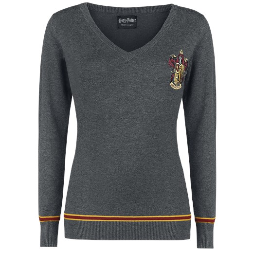 Harry Potter - Gryffindor - Sweter - odcienie szarego