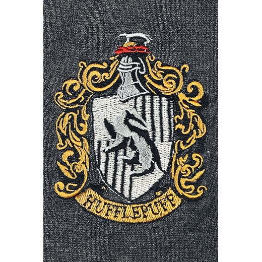 Harry Potter Hufflepuff Crest Kardigan damski odcienie szarego