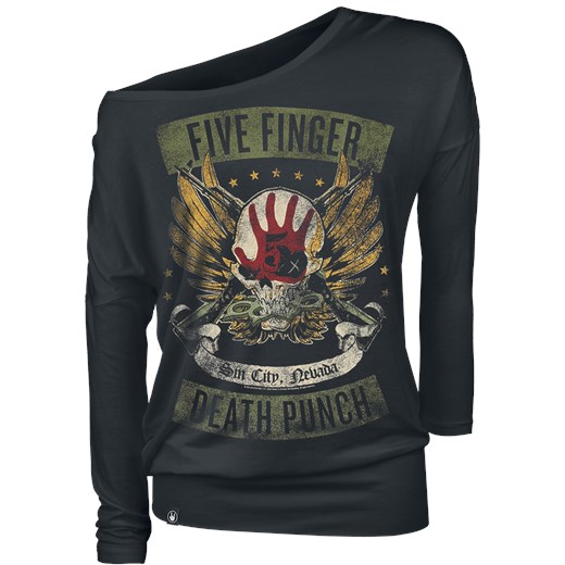 Five Finger Death Punch - Wicked - Longsleeve - czarny