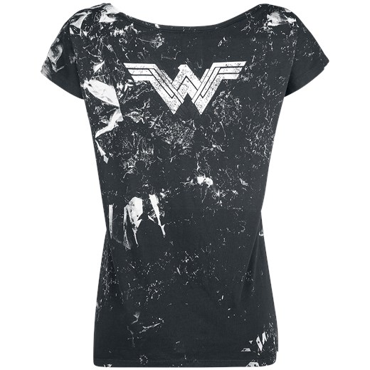 Justice League Wonder Woman Koszulka damska czarny szary Justice League 3XL EMP