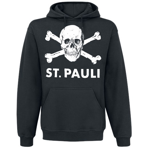 FC St. Pauli - Skull I - Bluza z kapturem - czarny