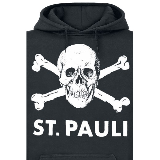 FC St. Pauli - Skull I - Bluza z kapturem - czarny