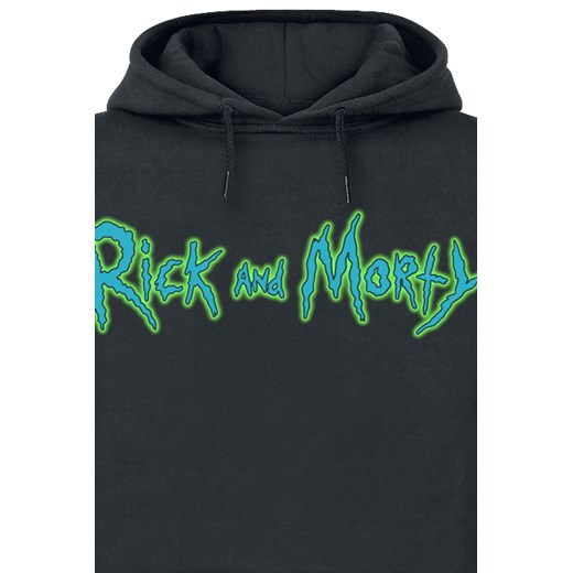 Rick And Morty - Riggity Riggity Wrecked - Bluza z kapturem - czarny