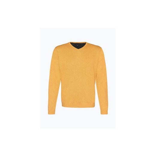 Finshley & Harding - Sweter męski z dodatkiem kaszmiru, żółty Finshley & Harding zolty XL vangraaf