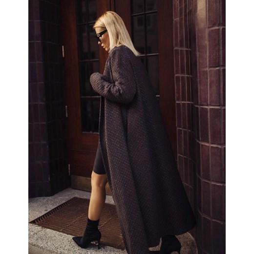 Płaszcz Karo Monica Nera czarny S/M showroom.pl