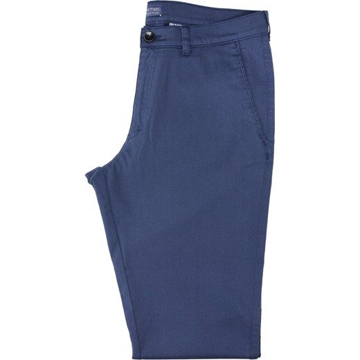 spodnie court 216 niebieski slim fit