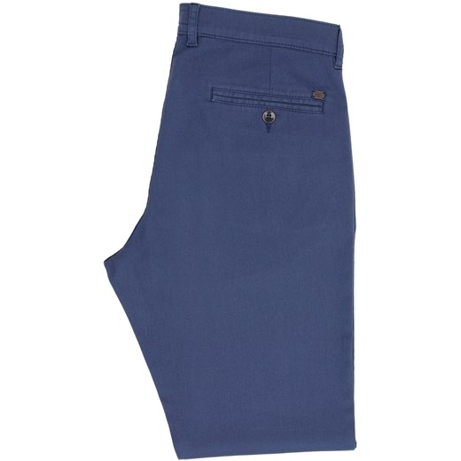 spodnie court 216 niebieski slim fit