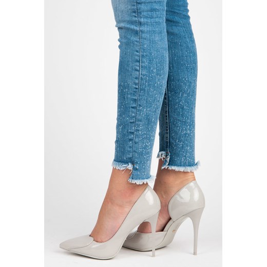 Szare szpilki sweetheart BLANCHE Vices 35 merg.pl
