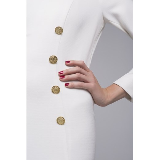 White button dress