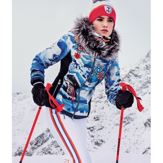 SPORTALM - kurtka narciarska CENIS niebieska Sportalm niebieski 38 luxury-fashion.pl