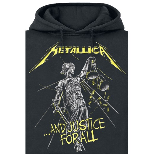 Metallica ...And Justice For All Bluza z kapturem czarny  Metallica S EMP