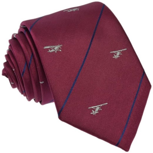 Krawat jedwabny  klubowy (samoloty)