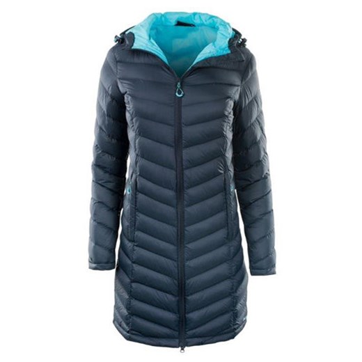 Damski płaszcz puchowy pikowany Elbrus Hanna szary  XL ABA Sport