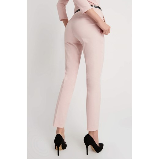 Spodnie cygaretki z paskiem szary ORSAY 32 orsay.com