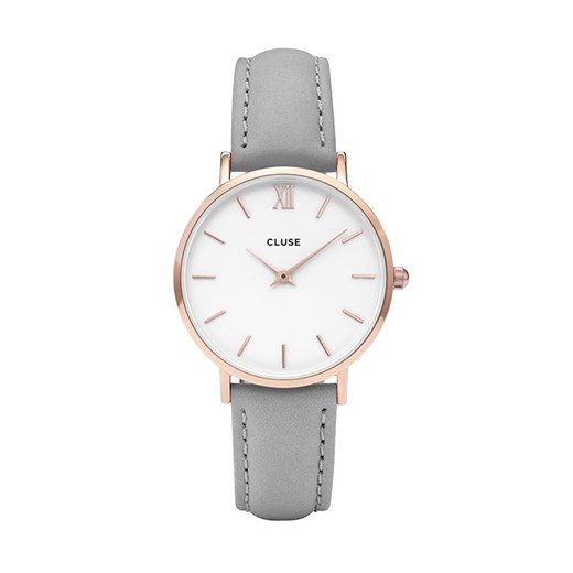 Zegarek Cluse Minuit Rose Gold White/Grey CL30002 Cluse bialy  SMA Cluse