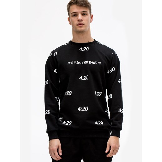 4 20 Somewhere Crewneck Black Czarny Kush Urbancity Pl W Domodi