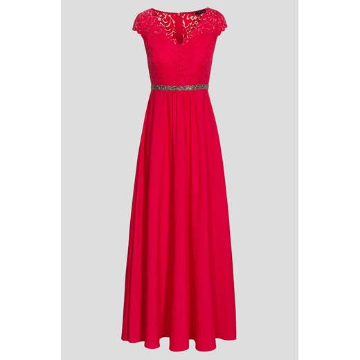 Sukienka maxi z ozdobnym pasem czerwony ORSAY 40 orsay.com