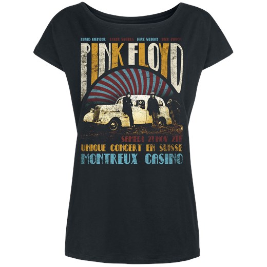 Pink Floyd Montreux Casino Koszulka damska czarny  Pink Floyd M EMP