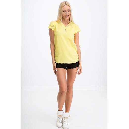 Cytrynowa bluzka 2068 fasardi uniw okazja fasardi.com