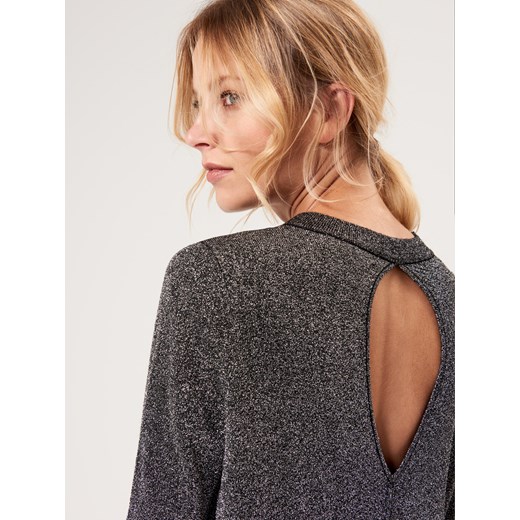 Mohito - Długi sweter z metalicznym połyskiem - Czarny Mohito  L 