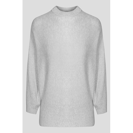 Metaliczny sweter nietoperz ORSAY szary L orsay.com