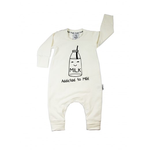 Romper dziecięcy długi rękaw "milk addicted"