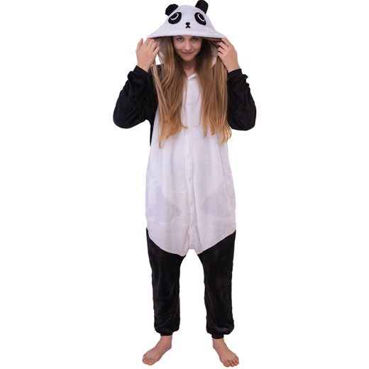 Piżama kigurumi jednoczęściowe przebranie kostium z kapturem – panda   L world-style.pl
