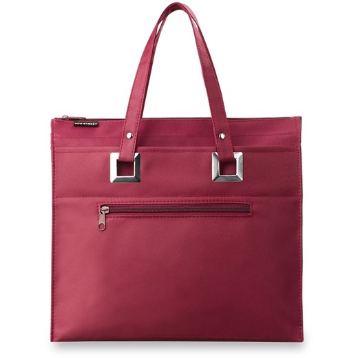 Solidna torebka na ramię cenionej marki bag street – bordowa
