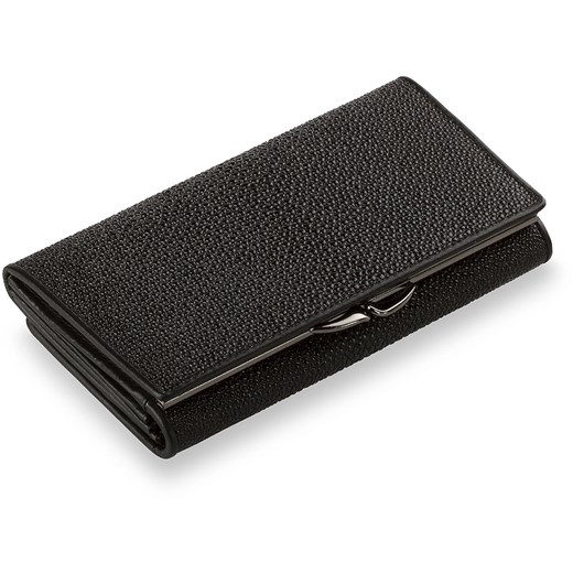 Duży elegancki portfel damski, portmonetka, peterson - czarny