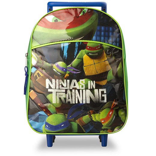 Dziecięcy plecak na kółkach, walizeczka do przedszkola lub na wycieczkę, teenage mutant ninja turtles - zielony