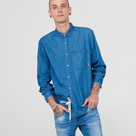 Cropp - Koszula casual - Niebieski