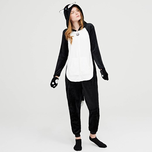 Cropp - Onesie kot - Czarny