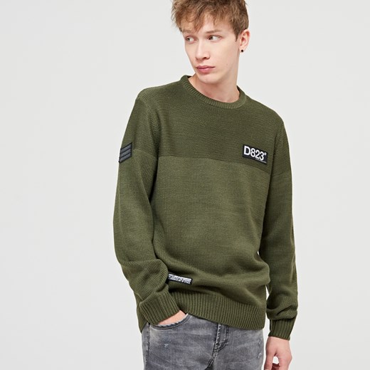 Cropp - Sweter - Zielony