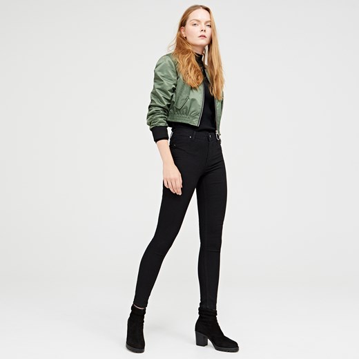 Cropp - Jeansy skinny - Czarny